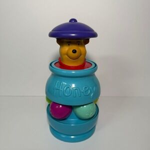 Disney Vintage Winnie the Pooh Honey Pot Drop & Pop‎ Activity Toy *Works*